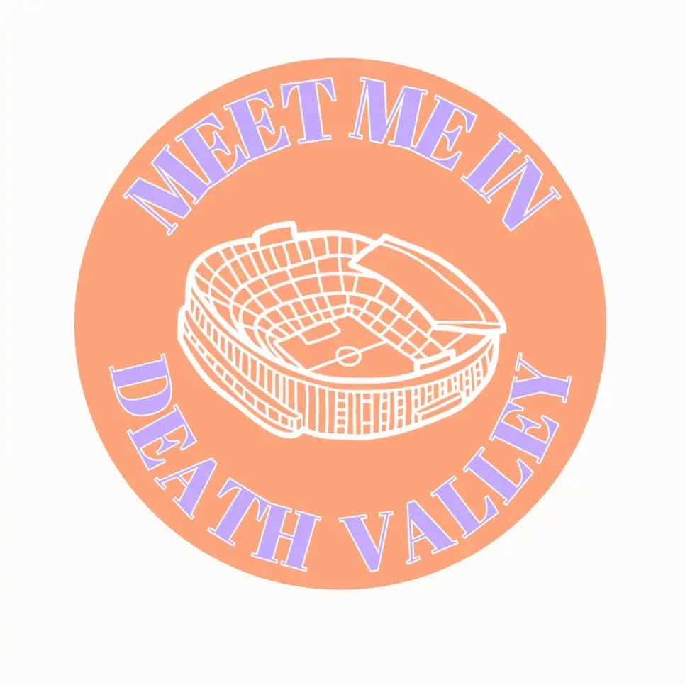 Clemson - Meet Me in Death Valley Button The Happy Southerner 