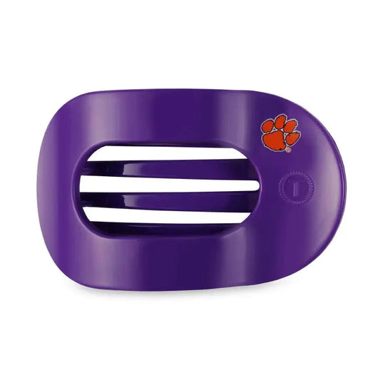 Clemson Round Flat Hair Clip The Happy Southerner 