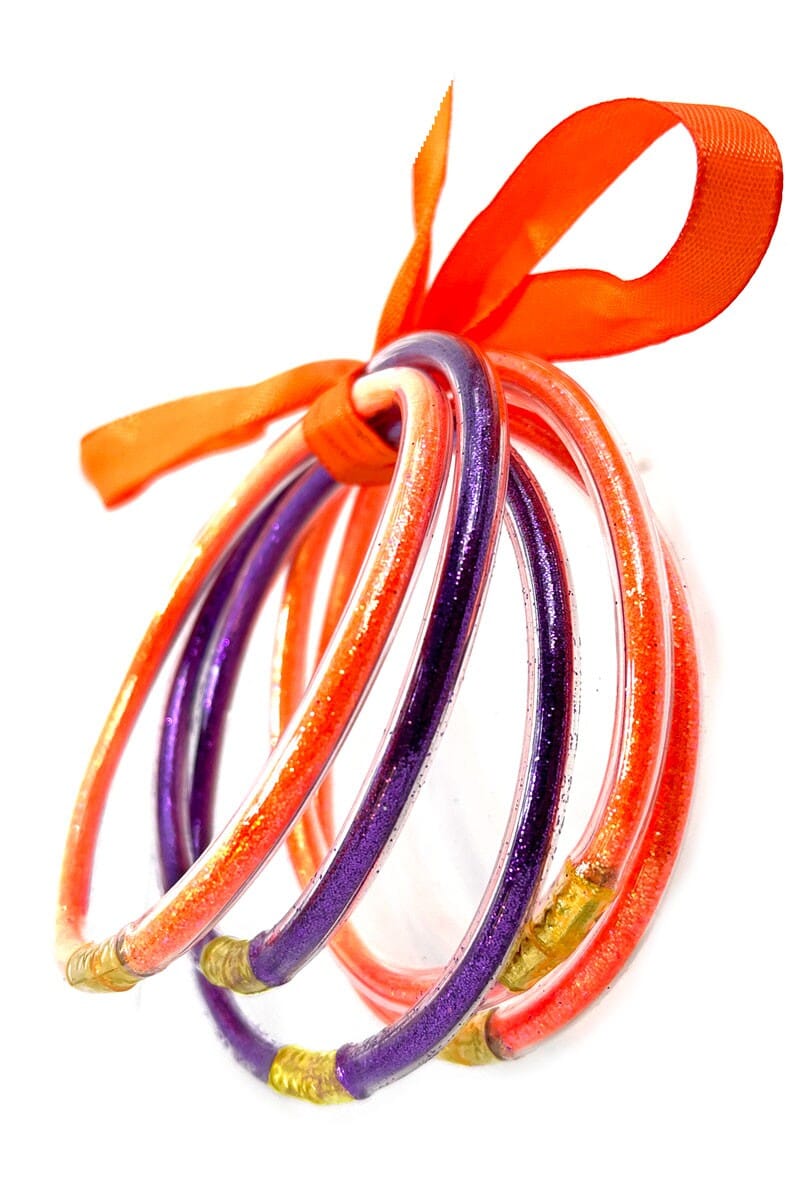 Clemson Sparkle Jelly Bracelet The Happy Southerner 