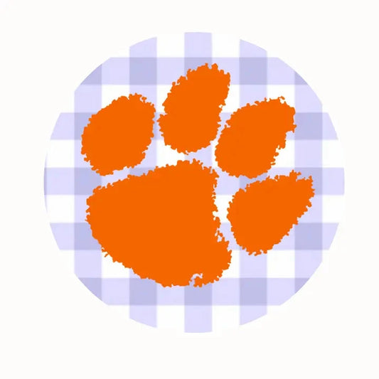 Clemson - Tiger Paw Button The Happy Southerner 