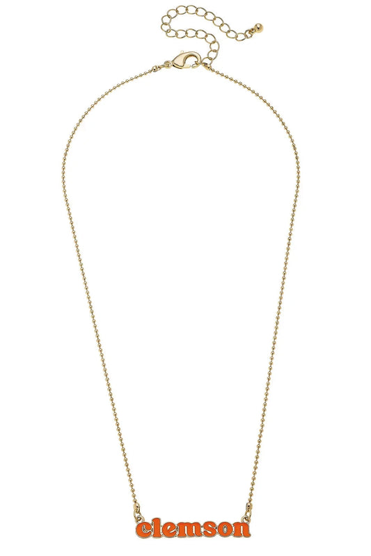 Clemson Tigers Slogan Necklace The Happy Southerner 