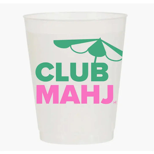 “Club Mahj” Mahjong Frost Flex Cups The Happy Southerner 