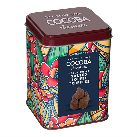 Cocoba Cocoa Dusted Salted Toffee Truffles The Happy Southerner 