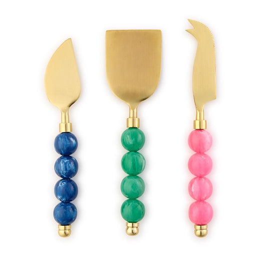 Color Pop Set of 3 Cheese Knives in Gift Box The Happy Southerner 