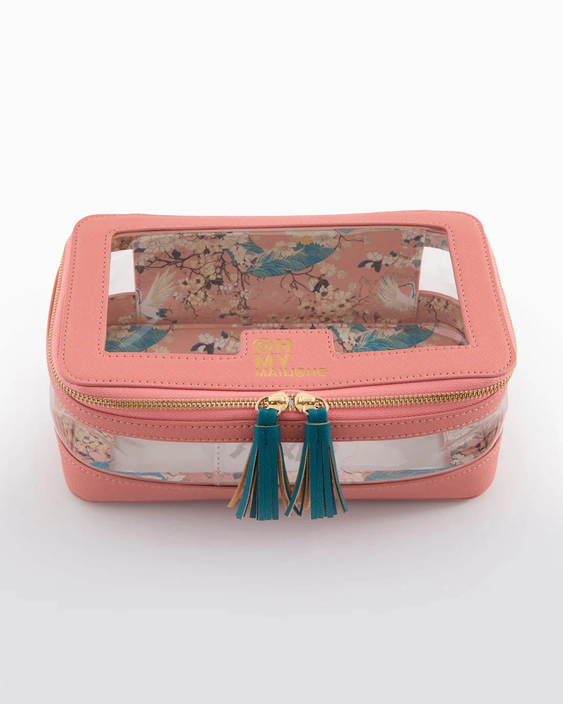 Coral Tile Storage Bag The Happy Southerner 