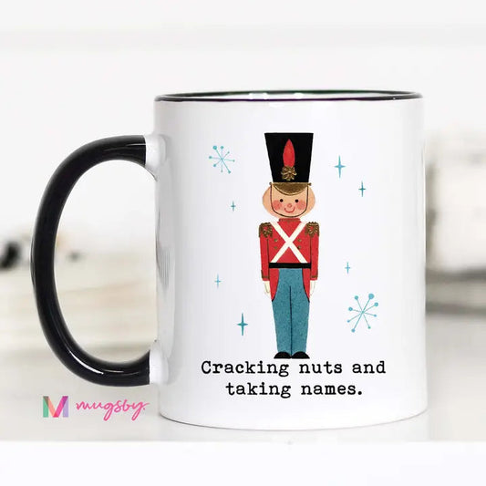 Cracking Nuts Funny Christmas Mug, Coffee Mug The Happy Southerner 