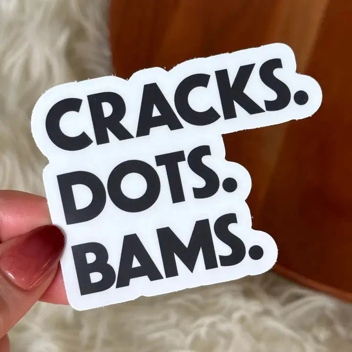 Cracks Dots Bams Mahjong Sticker The Happy Southerner 