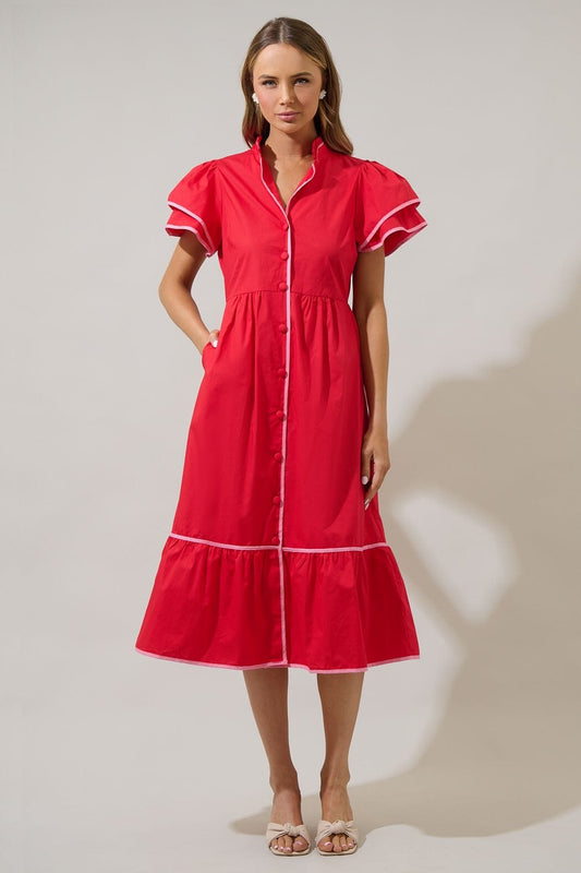 Davie Midi Dress The Happy Southerner 