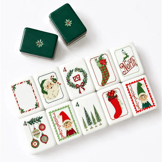 Dear Santa Mahjong Tile Set The Happy Southerner 