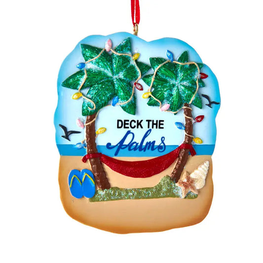 Deck the Palms Beach Ornament The Happy Southerner 