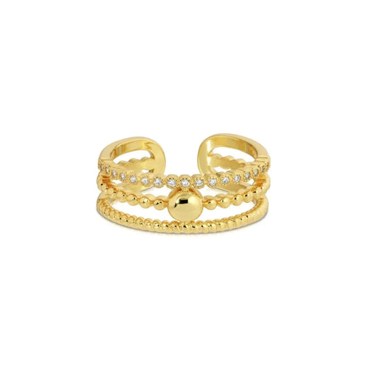 Delicate Layered Adjustable Ring The Happy Southerner 