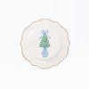 Die Cut Appetizer Plate Winter Pines The Happy Southerner 
