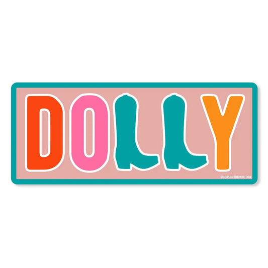 Dolly Boots Sticker The Happy Southerner 