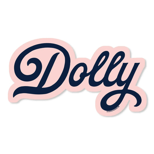 Dolly Script Sticker The Happy Southerner 