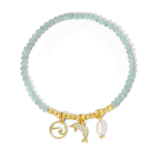 Dolphin Stretch Charm Bracelet The Happy Southerner 