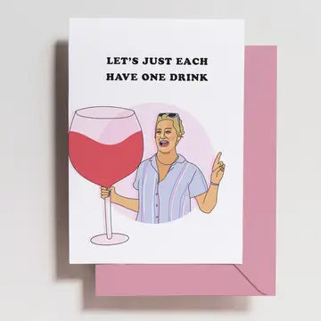 Dorinda One Drink Card The Happy Southerner 