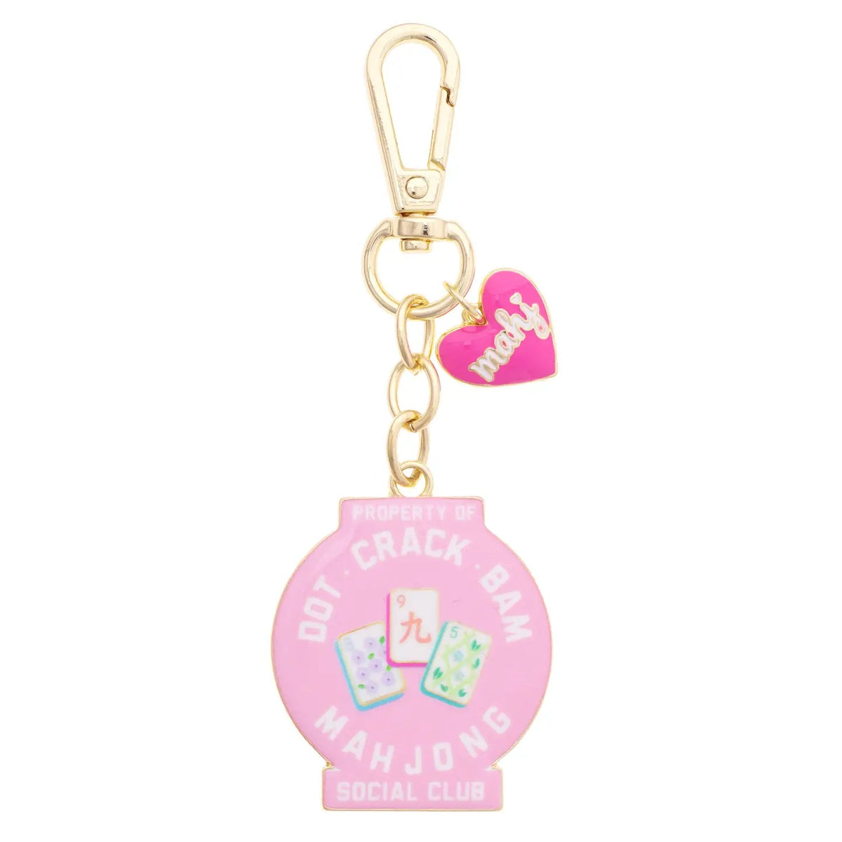Dot Crack Bam Social Club Enamel Bag Charm The Happy Southerner 