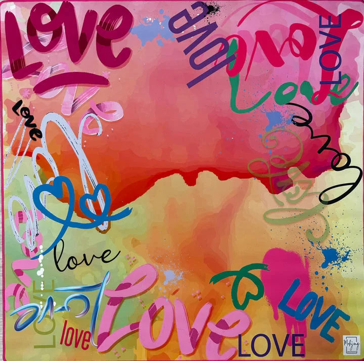 Double the Fun/Love Graffiti Mat The Happy Southerner 