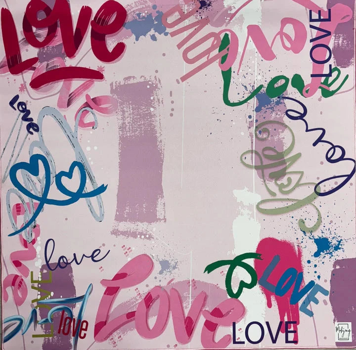 Double the Fun/Love Graffiti Mat The Happy Southerner 