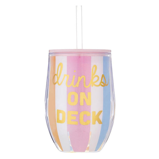 Drinks on Deck Tumbler The Happy Southerner 