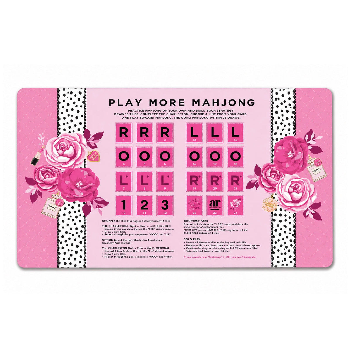 Eau De Mahj Solo Play Mahjong Mat The Happy Southerner 