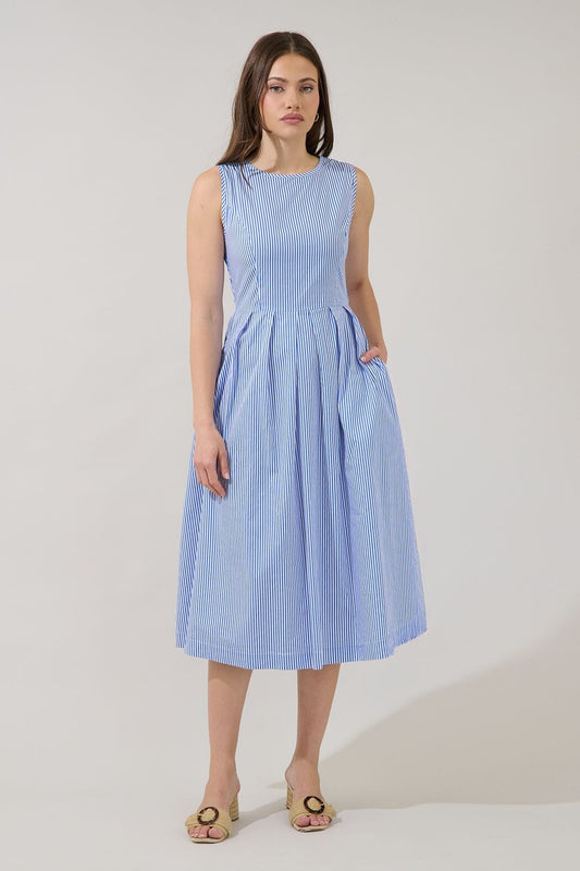 Emily Pleated Midi Dress The Happy Southerner 