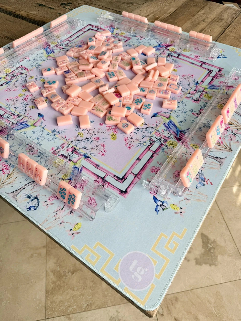 Emma's Garden Mahjong Mat The Happy Southerner 