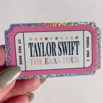 Eras Tour Taylor Swift Glitter Sticker The Happy Southerner 