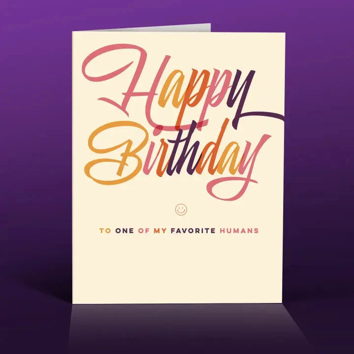Favorite Human Birthday Card The Happy Southerner 