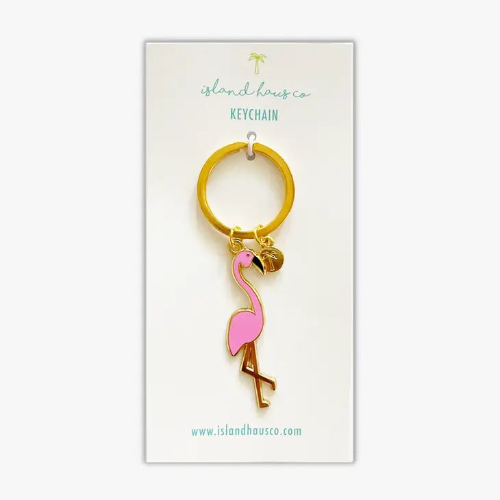 Flamingo Keychain The Happy Southerner 