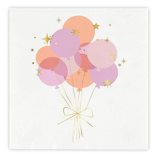 Foil Beverage Napkins - Balloons The Happy Southerner 