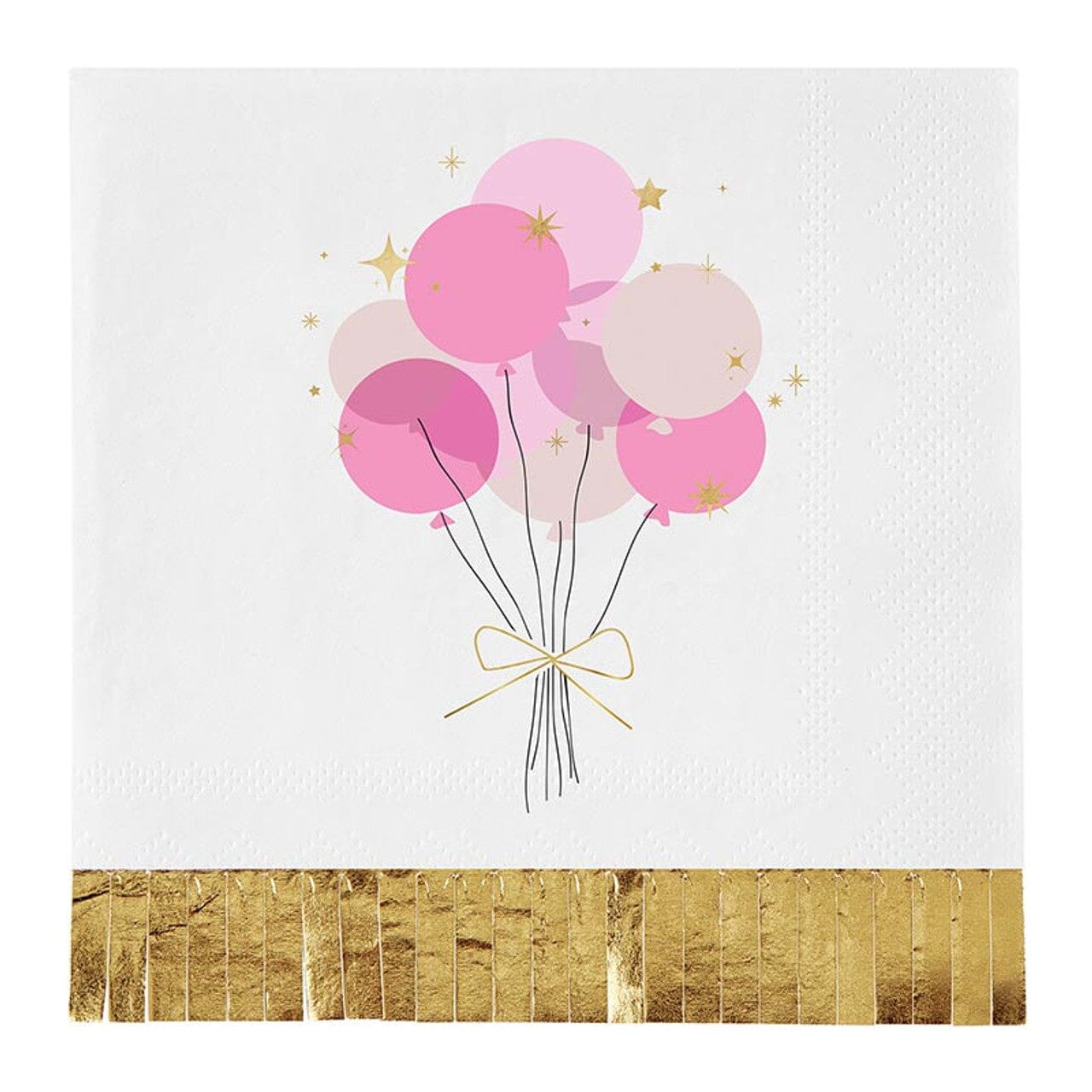 Foil Fringe Napkins - Balloons The Happy Southerner 