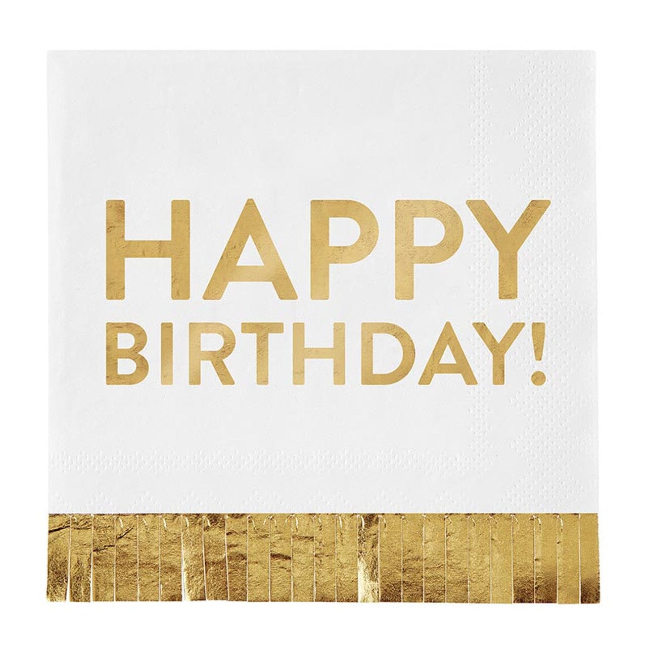 Foil Fringe Napkins- Happy Birthday The Happy Southerner 