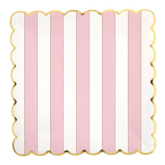 Foil Scalloped Paper Plates The Happy Southerner 