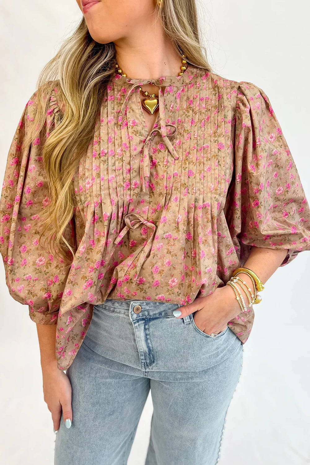 French Floral Blouse The Happy Southerner 