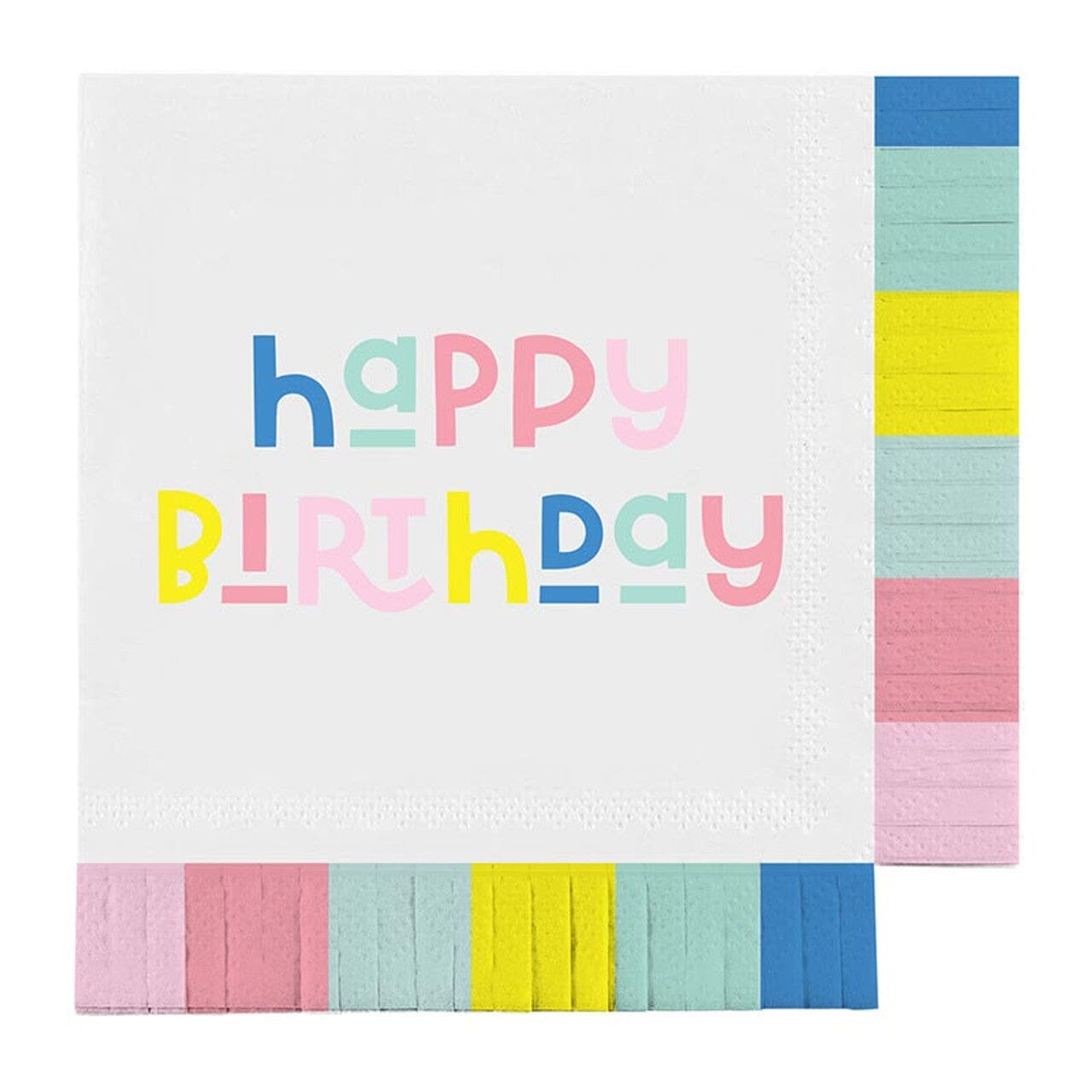 Fringe Napkins - Happy Birthday The Happy Southerner 