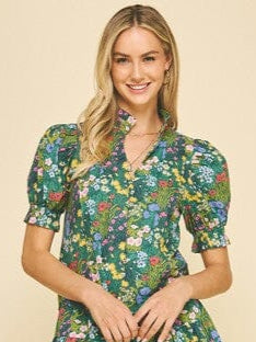 Garden Party Poplin Dress The Happy Southerner 