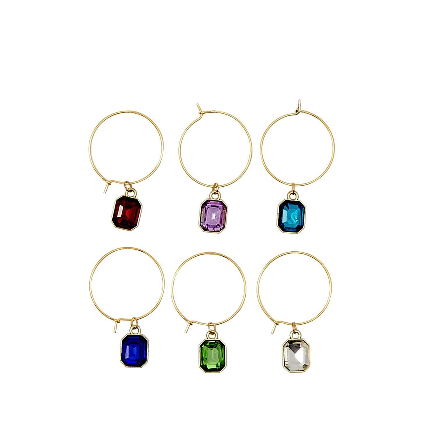 Gems Wine Glass Charm The Happy Southerner 