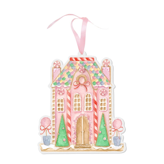 Gingerbread House Watercolor Ornament The Happy Southerner 