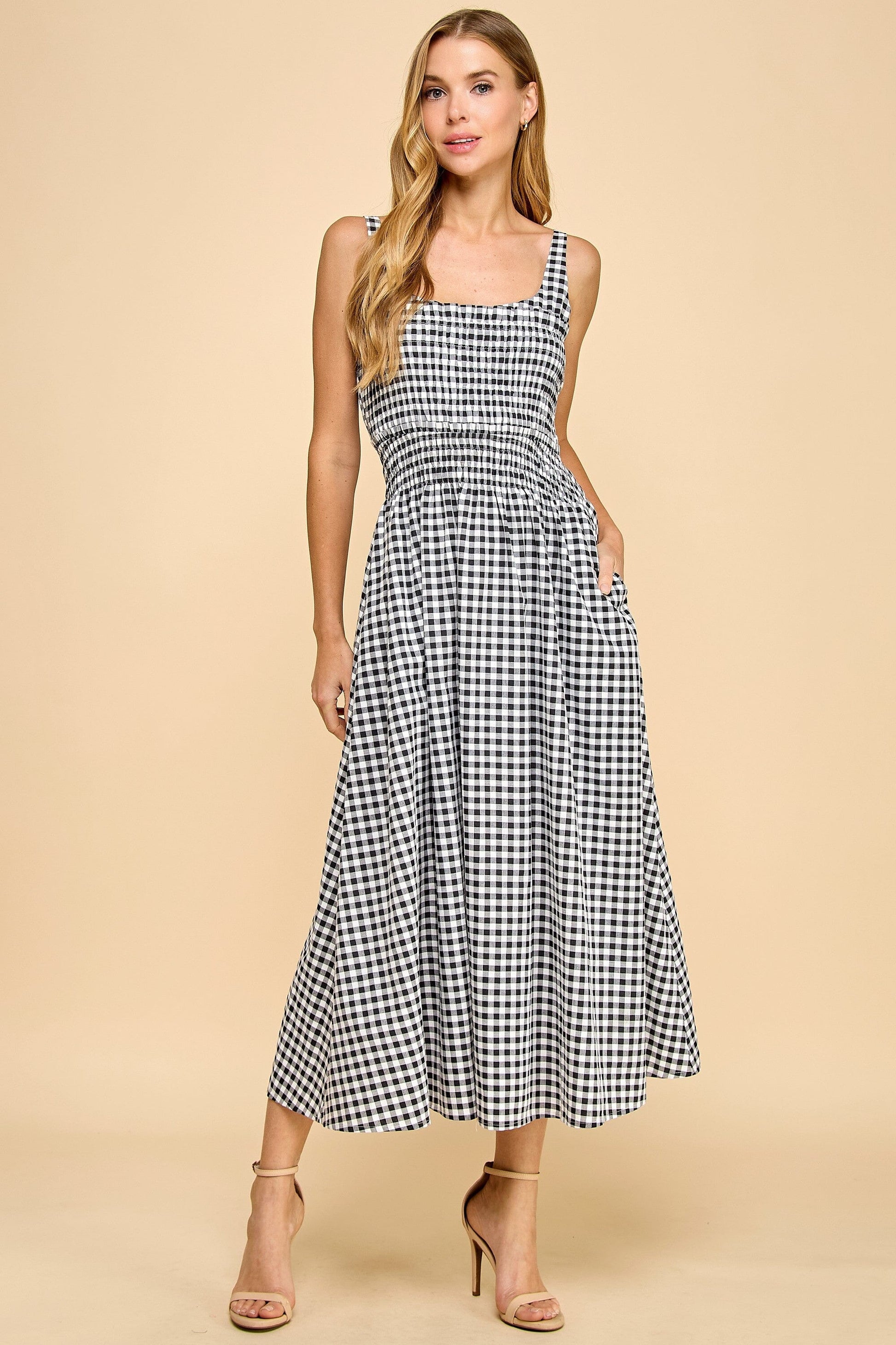 Gingham & Grace Midi Dress The Happy Southerner 