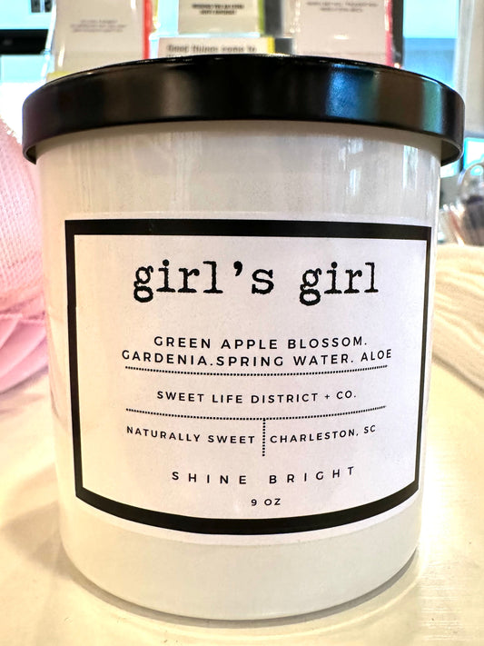 Girl's Girl Candle - Single Wick The Happy Southerner 