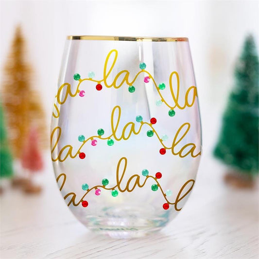 Glass Stemless Wine Falala The Happy Southerner 