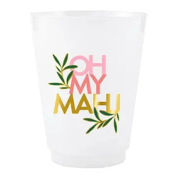 Gold Foil Frost Cups - Oh My Mahj The Happy Southerner 
