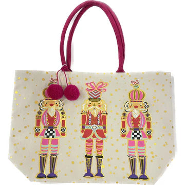 Gold Foil Nutcracker Tote Bag The Happy Southerner 