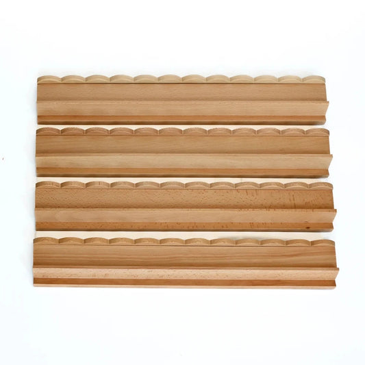 Golden Grain Beechwood Mahjong Rack The Happy Southerner 