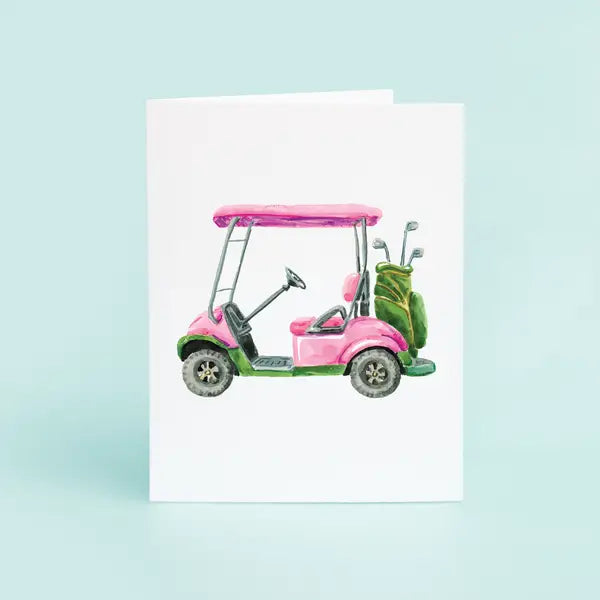 Golf Cart Greeting Card The Happy Southerner 