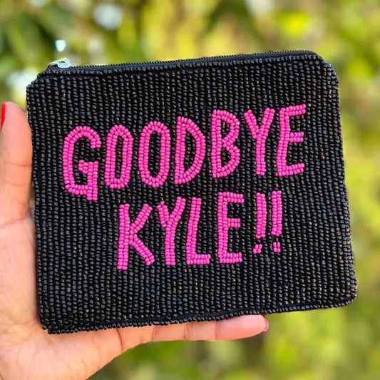 Goodbye Kyle Beaded Pouch The Happy Southerner 