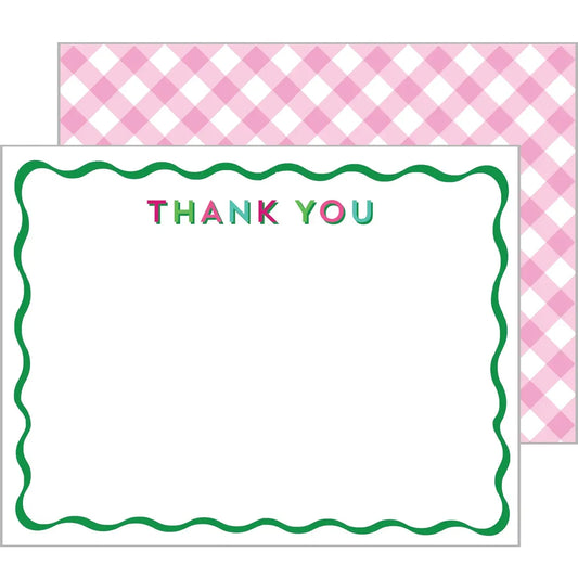 Green Scallop "Thank You" The Happy Southerner 