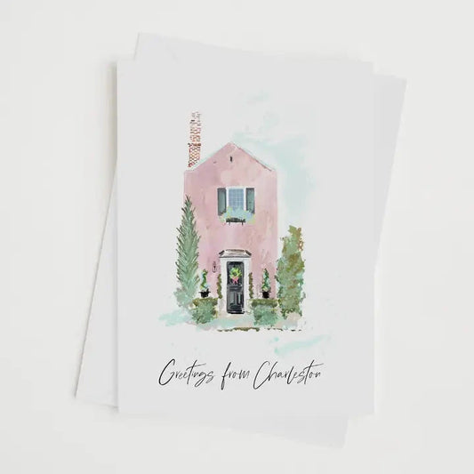 Greetings Little Pink House - Note Card The Happy Southerner 