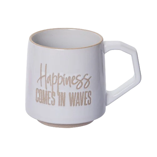 Happiness Comes in Waves Coffee Mug The Happy Southerner 